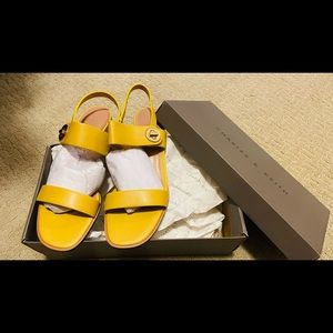 Charles & Keith Brand New Yellow Sandals